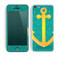The Gold Stretched Anchor with Green Background copy Skin for the Apple iPhone 5c