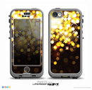 The Gold Unfocused Orbs of Light Skin for the iPhone 5c nüüd LifeProof Case