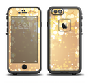The Gold Unfocused Sparkles Apple iPhone 6/6s LifeProof Fre Case Skin Set