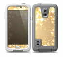 The Gold Unfocused Sparkles Skin for the Samsung Galaxy S5 frē LifeProof Case