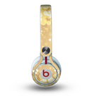 The Gold Unfocused Sparkles Skin for the Beats by Dre Mixr Headphones