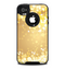 The Gold Unfocused Sparkles Skin for the iPhone 4-4s OtterBox Commuter Case