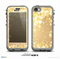 The Gold Unfocused Sparkles Skin for the iPhone 5c nüüd LifeProof Case