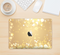 The Gold Unfocused Sparkles Skin Kit for the 12" Apple MacBook (A1534)