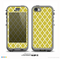 The Gold & White Seamless Morocan Pattern Skin for the iPhone 5c nüüd LifeProof Case