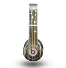 The Gold & White Shimmer Strips Skin for the Beats by Dre Original Solo-Solo HD Headphones