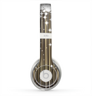 The Gold & White Shimmer Strips Skin for the Beats by Dre Solo 2 Headphones