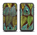 The Gold & Yellow Seamless Leaves Illustration Apple iPhone 6/6s LifeProof Fre Case Skin Set