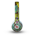 The Gold & Yellow Seamless Leaves Illustration Skin for the Beats by Dre Mixr Headphones