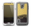 The Gold and Black Luxury Pattern Skin for the Samsung Galaxy S5 frē LifeProof Case