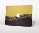The Gold and Black Luxury Pattern Skin for the Apple MacBook Pro 13"  (A1278)