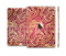 The Gold and Red Paisley Pattern Full Body Skin Set for the Apple iPad Mini 3