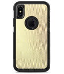 The Gold and White Micro Chevron Pattern 2 - iPhone X OtterBox Case & Skin Kits