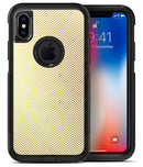 The Gold and White Micro Chevron Pattern - iPhone X OtterBox Case & Skin Kits