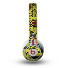 The Gold vector Fat Cat Illustration Skin for the Beats by Dre Mixr Headphones