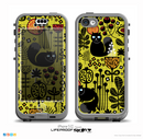The Gold vector Fat Cat Illustration Skin for the iPhone 5c nüüd LifeProof Case