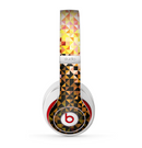 The Golden Abstract Tiled Skin for the Beats by Dre Studio (2013+ Version) Headphones