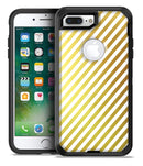 The Golden Diagonal Stripes - iPhone 7 Plus/8 Plus OtterBox Case & Skin Kits