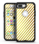 The Golden Diagonal Stripes - iPhone 7 Plus/8 Plus OtterBox Case & Skin Kits