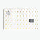 The Golden Downward Arrow Pattern - Premium Protective Decal Skin-Kit for the Apple Credit Card