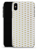 The Golden Downward Arrow Pattern - iPhone X Clipit Case