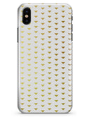 The Golden Downward Arrow Pattern - iPhone X Clipit Case
