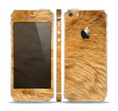 The Golden Furry Animal Skin Set for the Apple iPhone 5s