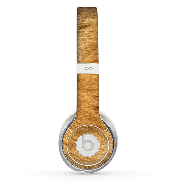 The Golden Furry Animal Skin for the Beats by Dre Solo 2 Headphones
