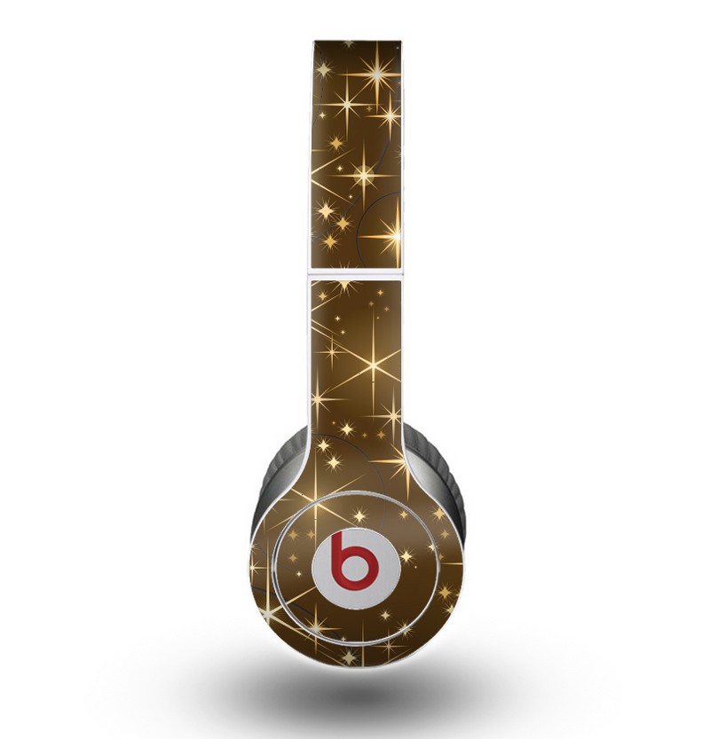 The Golden Glowing Stars Skin for the Beats by Dre Original Solo-Solo HD Headphones