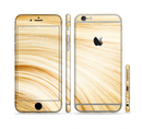 The Golden Hair Strands Sectioned Skin Series for the Apple iPhone 6s Plus