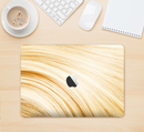 The Golden Hair Strands Skin Kit for the 12" Apple MacBook (A1534)