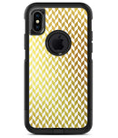 The Golden Herringbone Pattern  2 - iPhone X OtterBox Case & Skin Kits