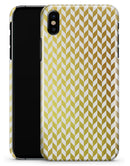 The Golden Herringbone Pattern  - iPhone X Clipit Case