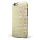 The Golden Honeycomb Pattern iPhone 6/6s or 6/6s Plus 2-Piece Hybrid INK-Fuzed Case