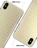 The Golden Honeycomb Pattern - iPhone X Clipit Case