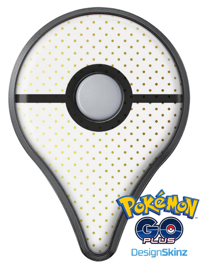 The Golden Micro Dot Pattern Pokémon GO Plus Vinyl Protective Decal Skin Kit
