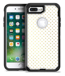 The Golden Micro Dot Pattern - iPhone 7 Plus/8 Plus OtterBox Case & Skin Kits