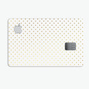 The Golden Micro Dot Pattern - Premium Protective Decal Skin-Kit for the Apple Credit Card