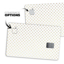 The Golden Micro Dot Pattern - Premium Protective Decal Skin-Kit for the Apple Credit Card
