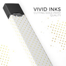 The Golden Micro Dot Pattern - Premium Decal Protective Skin-Wrap Sticker compatible with the Juul Labs vaping device