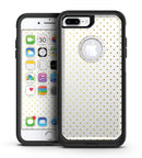 The Golden Micro Dot Pattern - iPhone 7 or 7 Plus Commuter Case Skin Kit