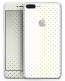 The Golden Micro Dot Pattern - Skin-kit for the iPhone 8 or 8 Plus