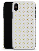 The Golden Micro Dot Pattern - iPhone X Clipit Case