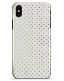 The Golden Micro Dot Pattern - iPhone X Clipit Case