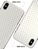 The Golden Micro Dot Pattern - iPhone X Clipit Case