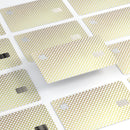 The Golden Micro Morocan Pattern - Premium Protective Decal Skin-Kit for the Apple Credit Card