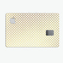The Golden Micro Morocan Pattern - Premium Protective Decal Skin-Kit for the Apple Credit Card