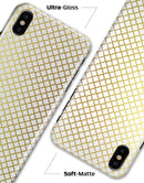 The Golden Micro Morocan Pattern - iPhone X Clipit Case