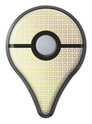 The Golden Modern Geometric Pattern  Pokémon GO Plus Vinyl Protective Decal Skin Kit