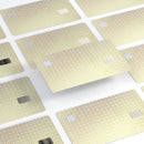 The Golden Modern Geometric Pattern  - Premium Protective Decal Skin-Kit for the Apple Credit Card